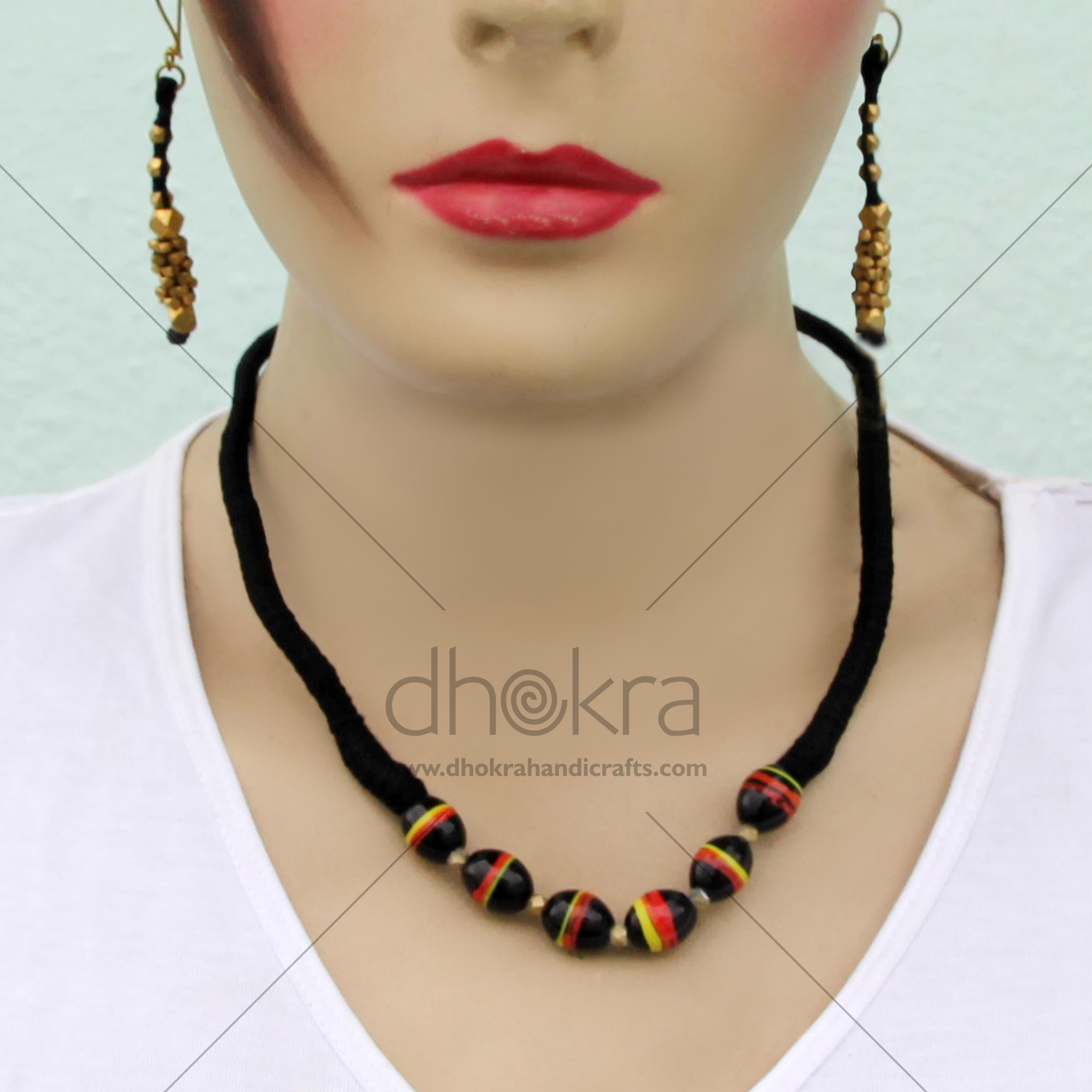 Dhokra Anubha Avanti Set | Dhokra Tribal Jewelry | Dhokra
